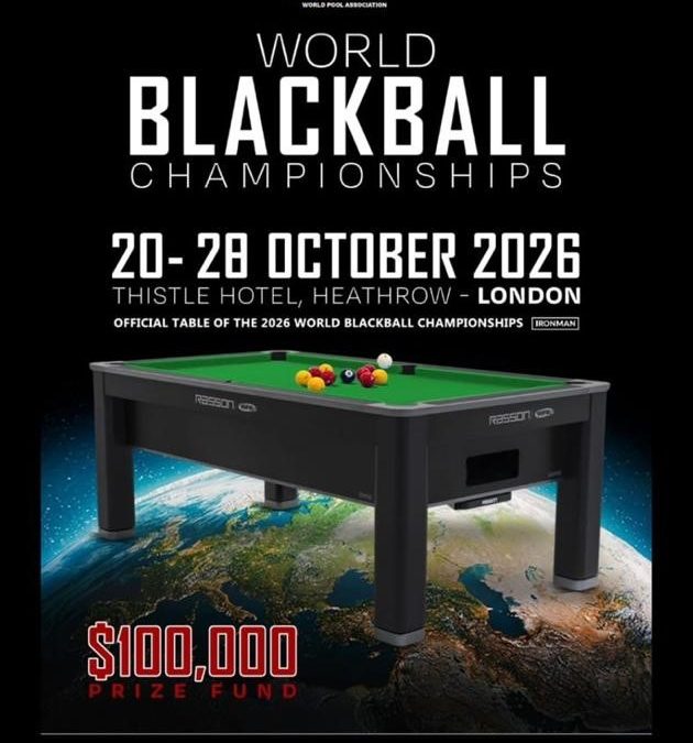 WPA World Blackball Championships England 2026
